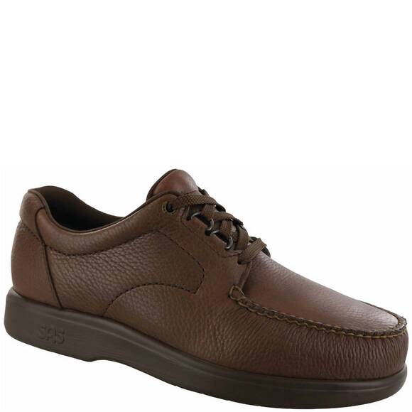 NEW SAS men's bout time lace up loafer - narrow width in mulch